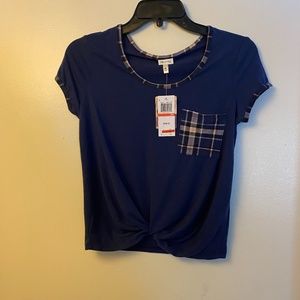 Self Love Womens Top NWT Blue